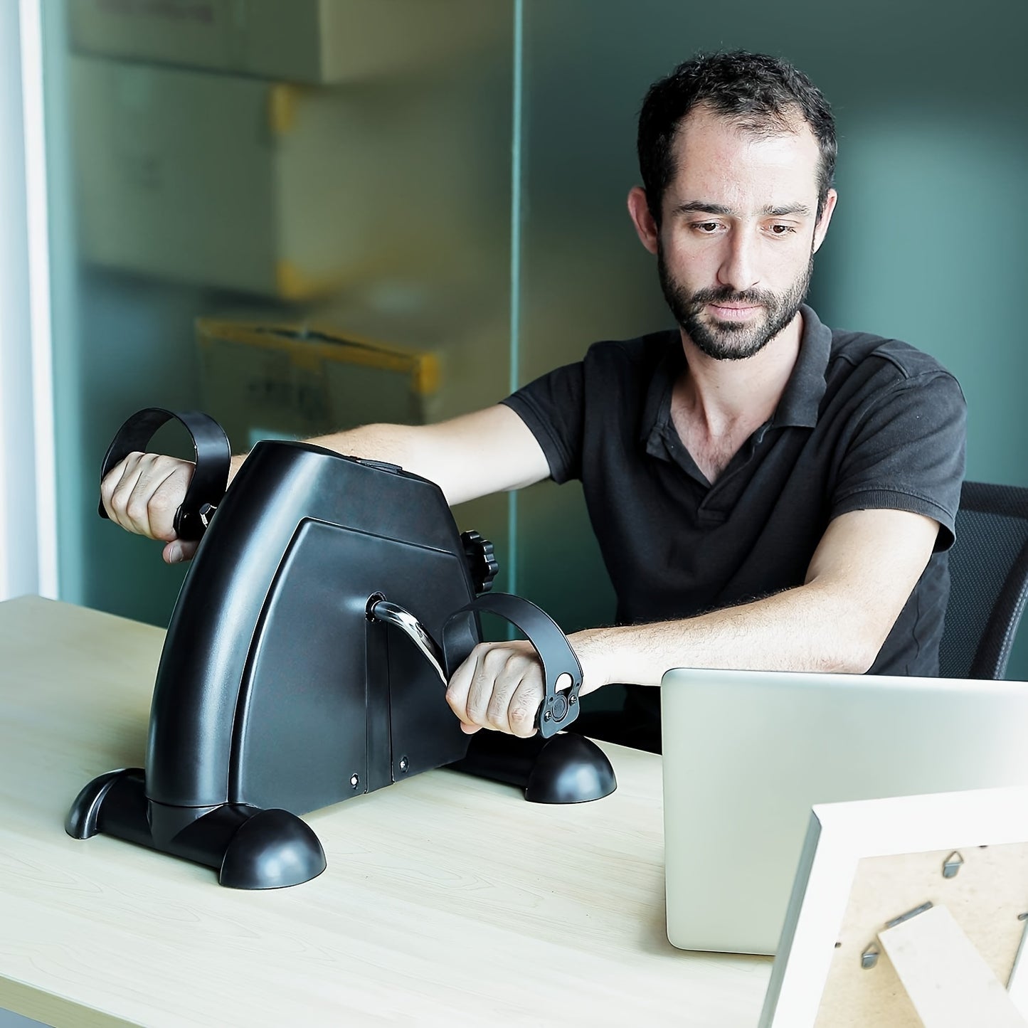 Himaly Compact Exercise Bike - Under Desk Pedal Trainer
