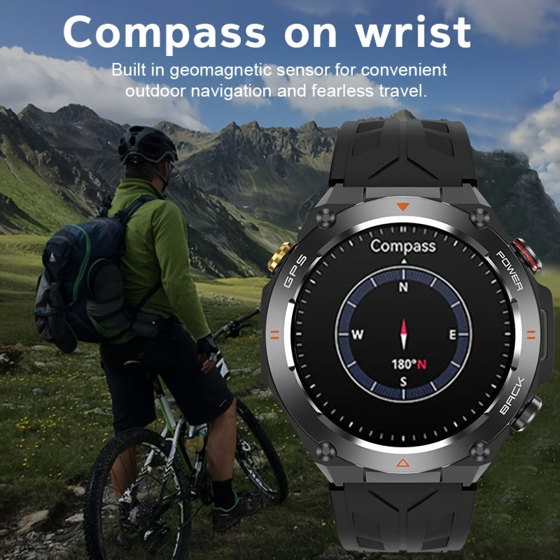 GPS Sports Smart Watch 1.46 Inch HD Screen for Men