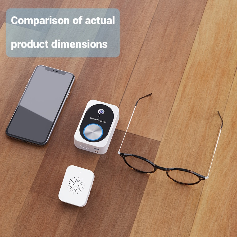 Smart Visual Dingdong Doorbell With 2.4GHz WiFi And HD Night Vision