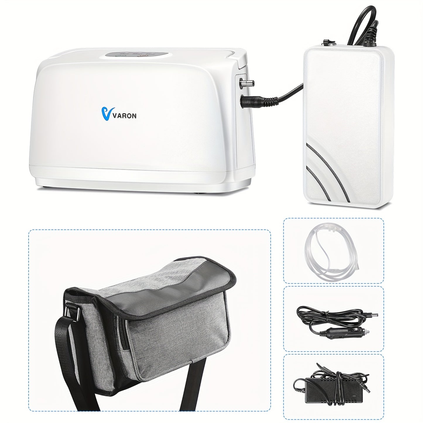 Portable Oxygen Machine, 3.3lbs for Travel, Complete Accessories