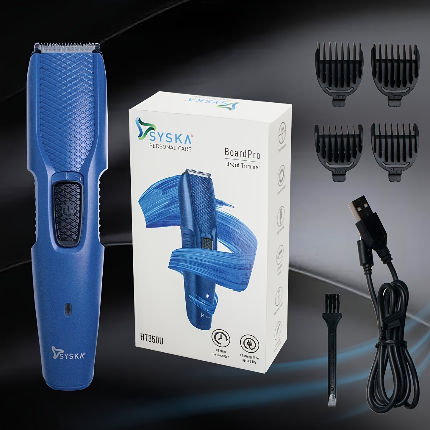 Men's Electric Shaver, 10000 RPM 6D Magnetic Razor, IPX8