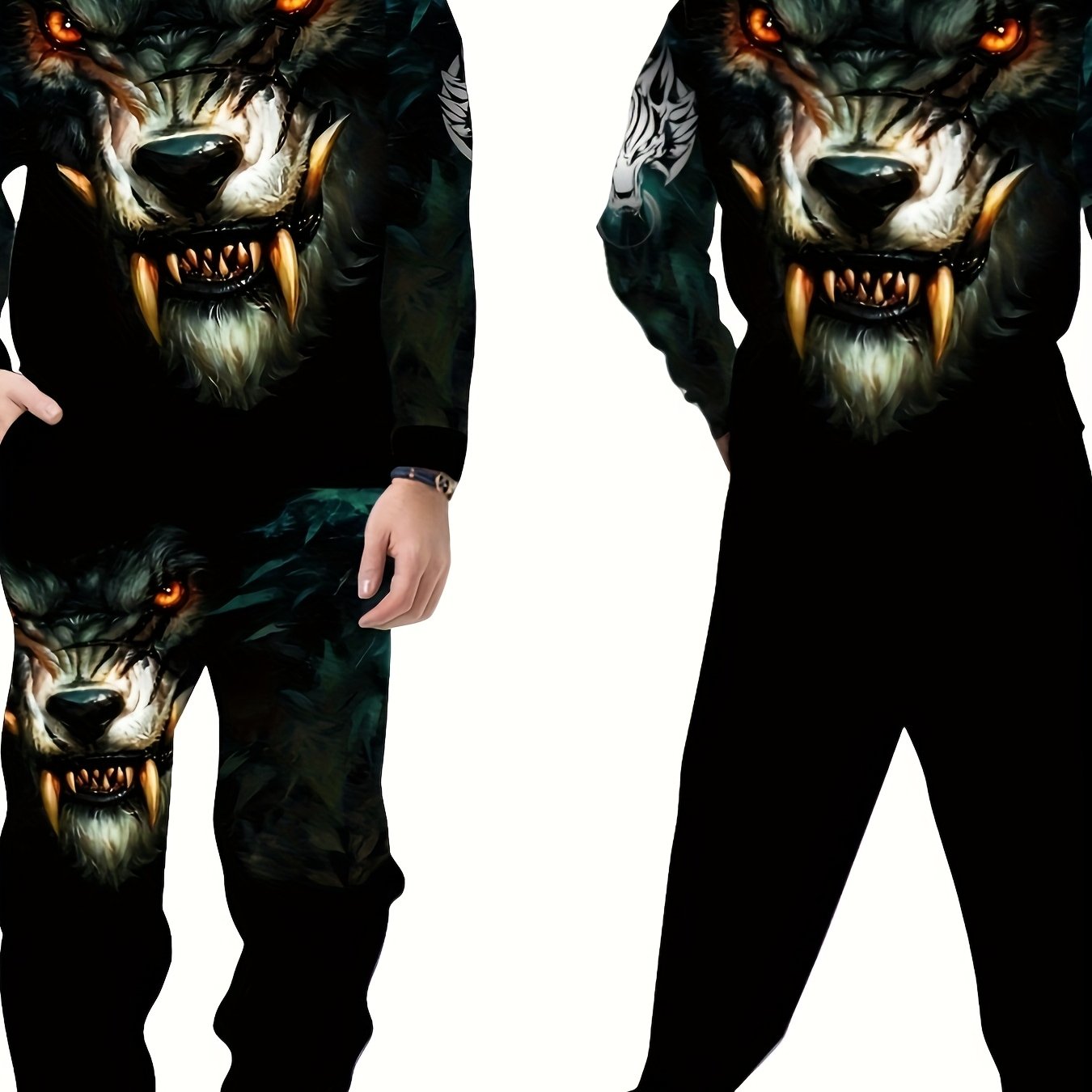 Men's Sets Tracksuit Hoodie And Sweatpants 2pcs Set Fitness