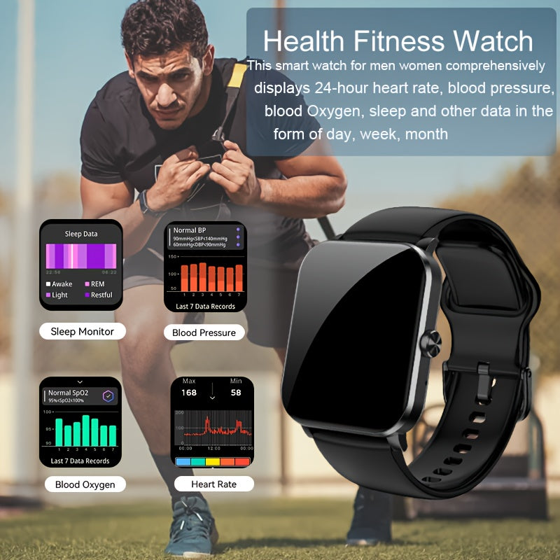 100+ Sports Modes 1.85 Inch Full Touch Screen Smartwatch