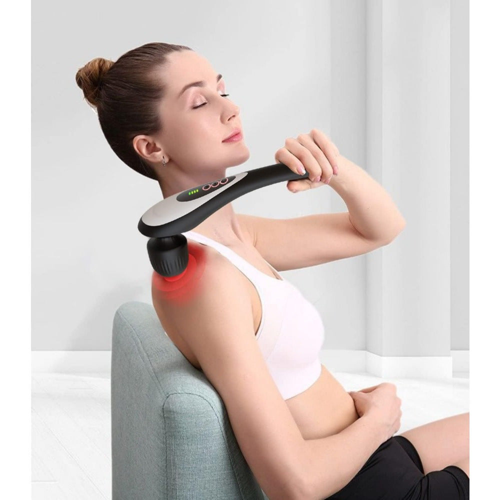 Cordless Rechargeable Muscle Massager Stick with 20 Patterns
