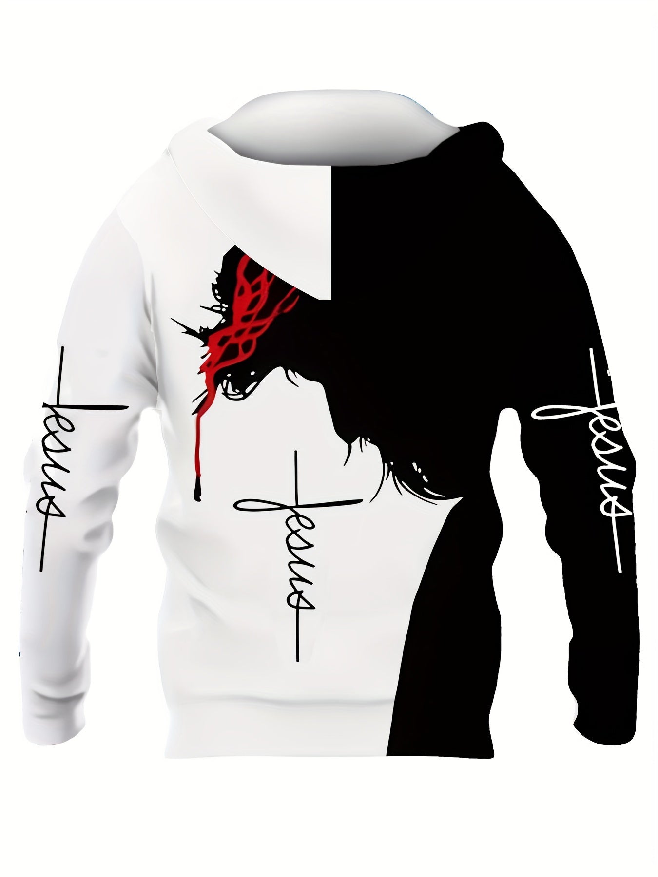 Men's 3D Printed Casual Sportswear Set - Hoodie & Joggers
