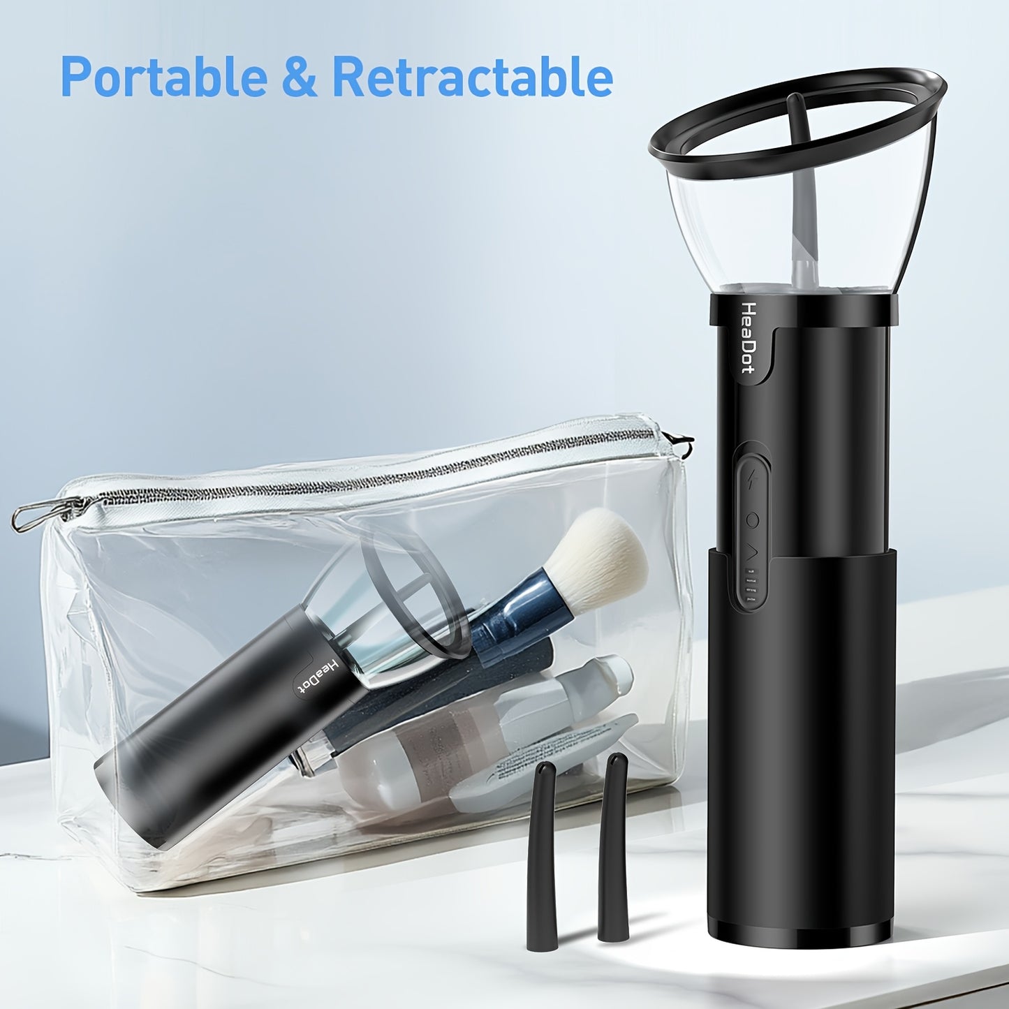 USB-Rechargeable Electric Ear Wax Removal System with 6 Tips