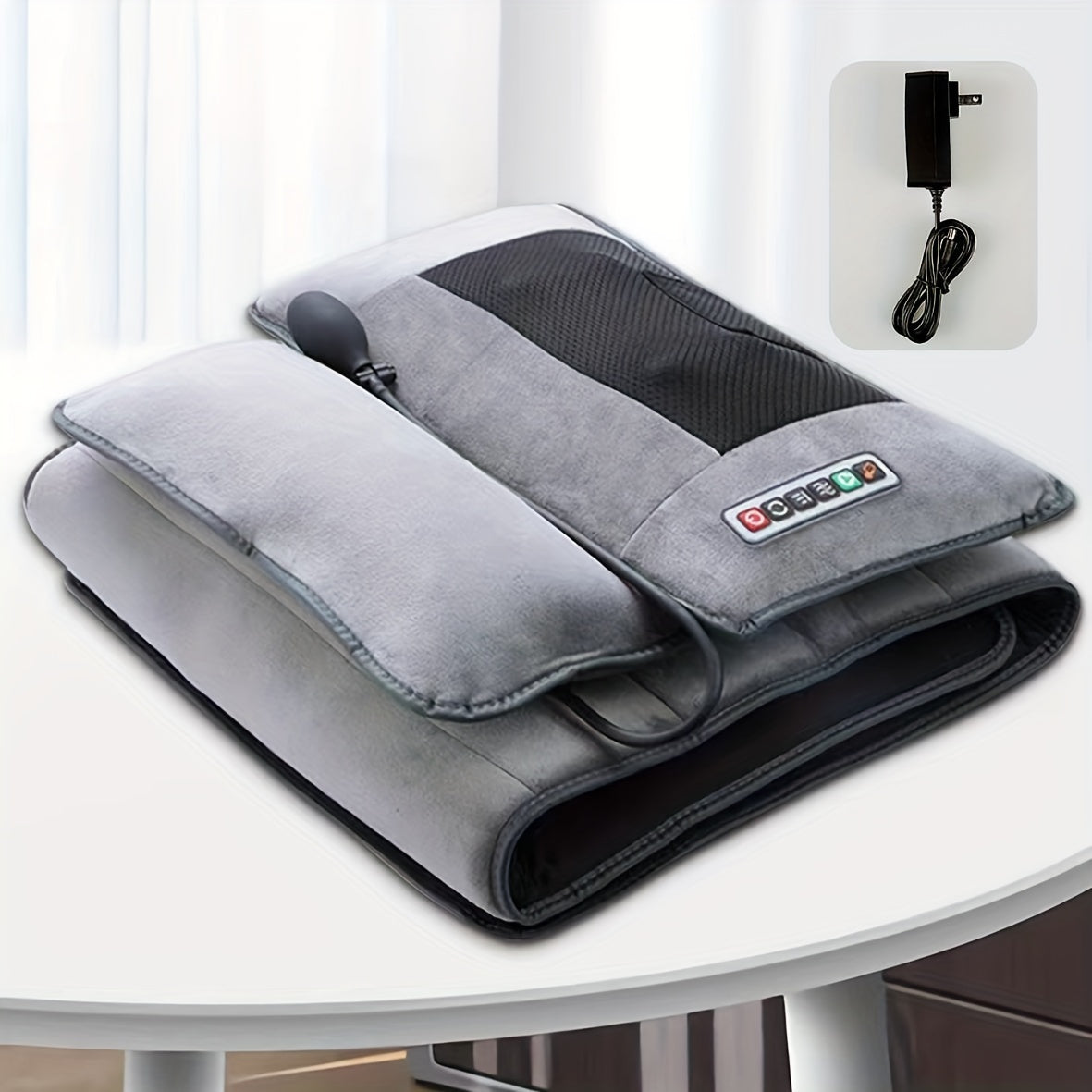 Full Body Massage Mattress With Hot Compress For Neck And Waist