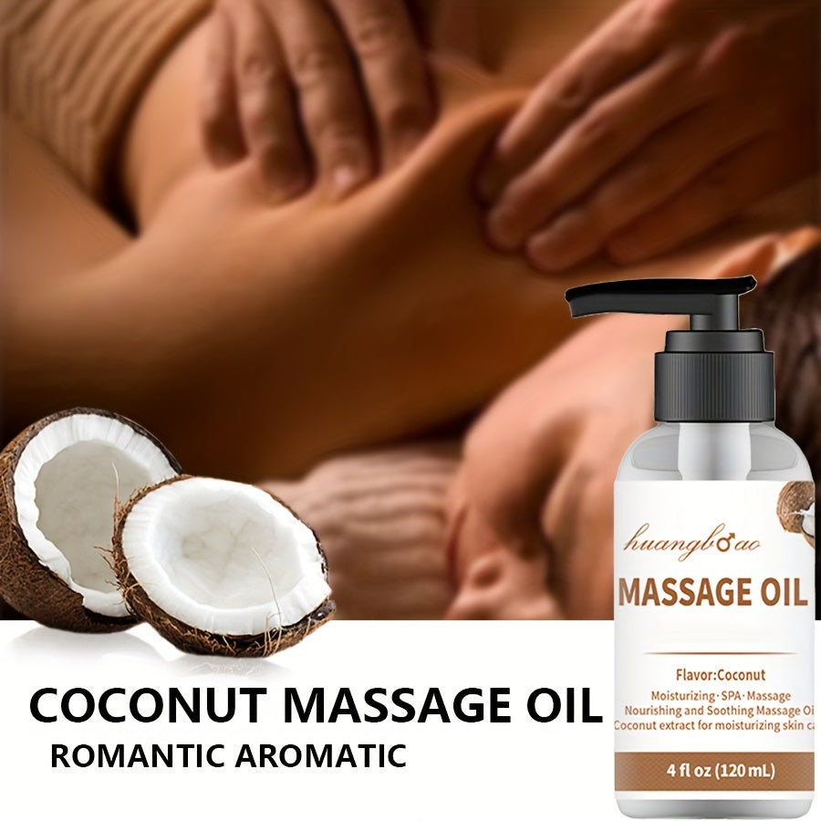 2pcs Coconut Massage Oil - Sensual Full Body Glide