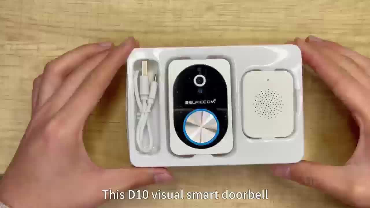 Smart Visual Dingdong Doorbell With 2.4GHz WiFi And HD Night Vision