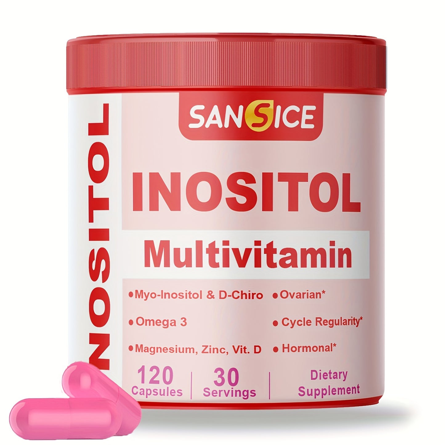 Inositol Complex Vitamin 240-Count Capsules for Balance