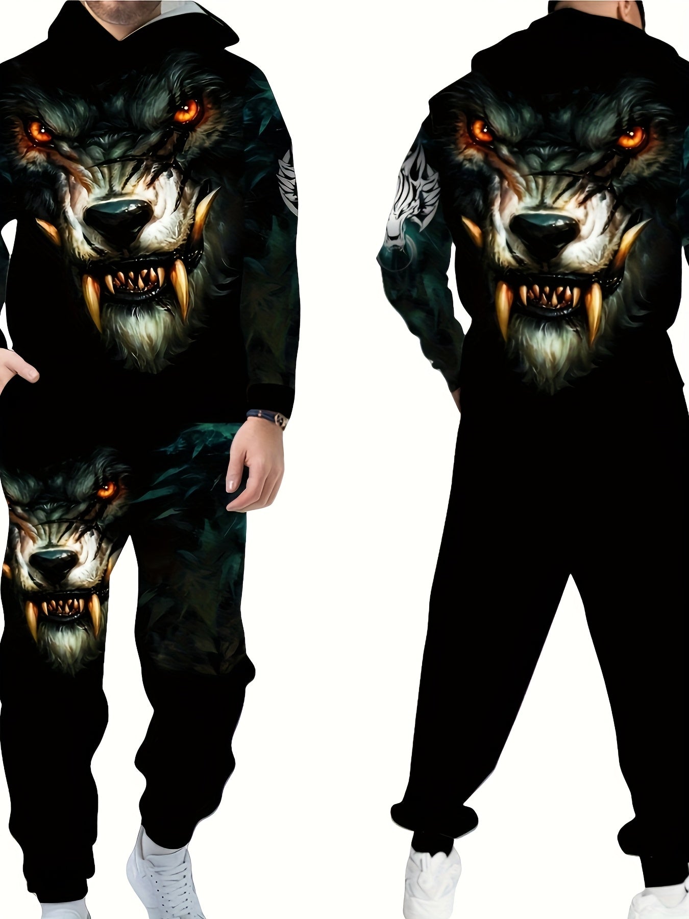 Men's Sets Tracksuit Hoodie And Sweatpants 2pcs Set Fitness