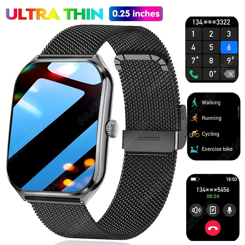 PAAZOMU Ultra-Thin 1.96" AMOLED Smartwatch for iPhone Android