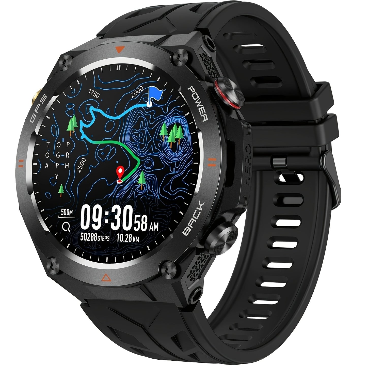 GPS Sports Smart Watch 1.46 Inch HD Screen for Men