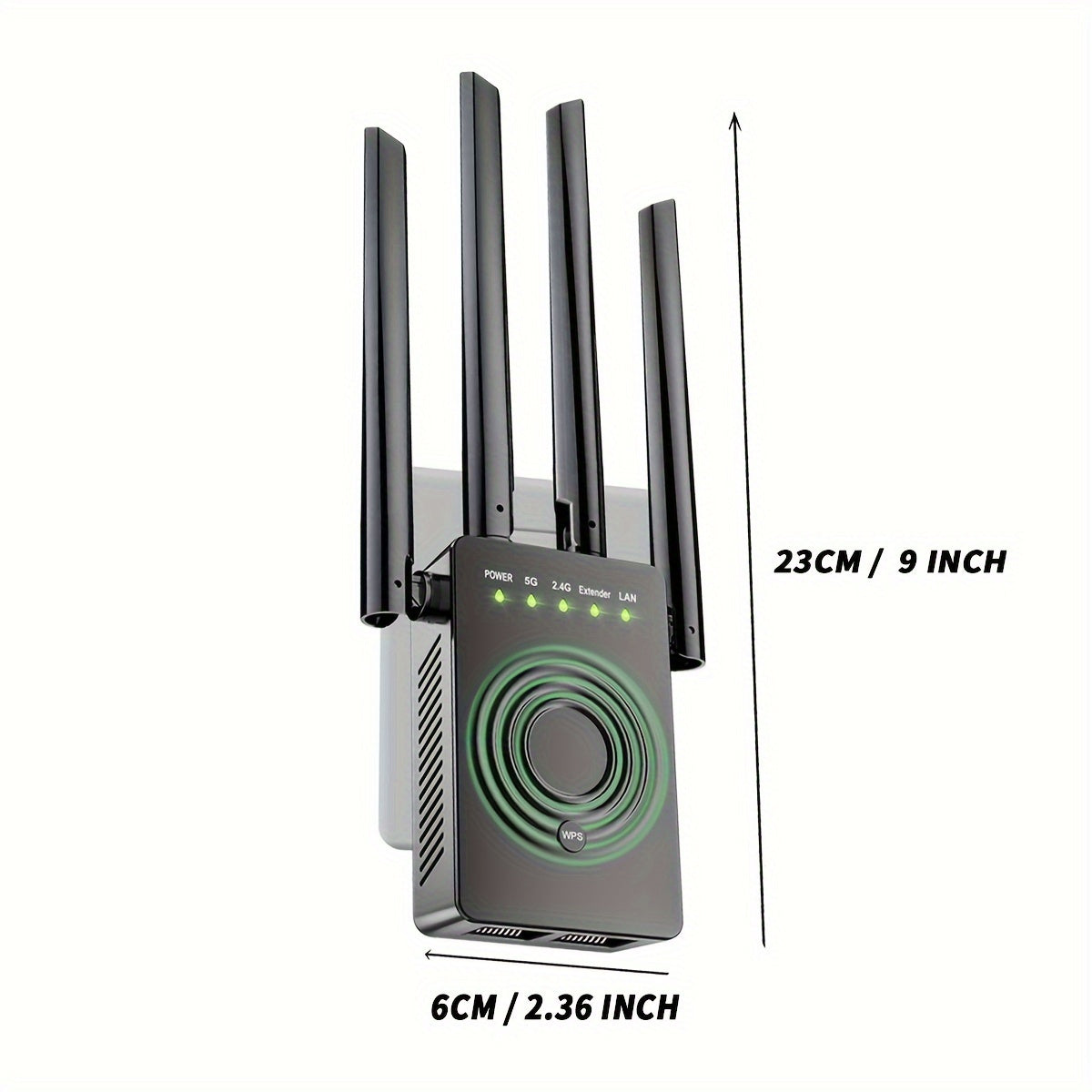 1200Mbps Ultra-Fast WiFi Extender Dual Band Signal Booster