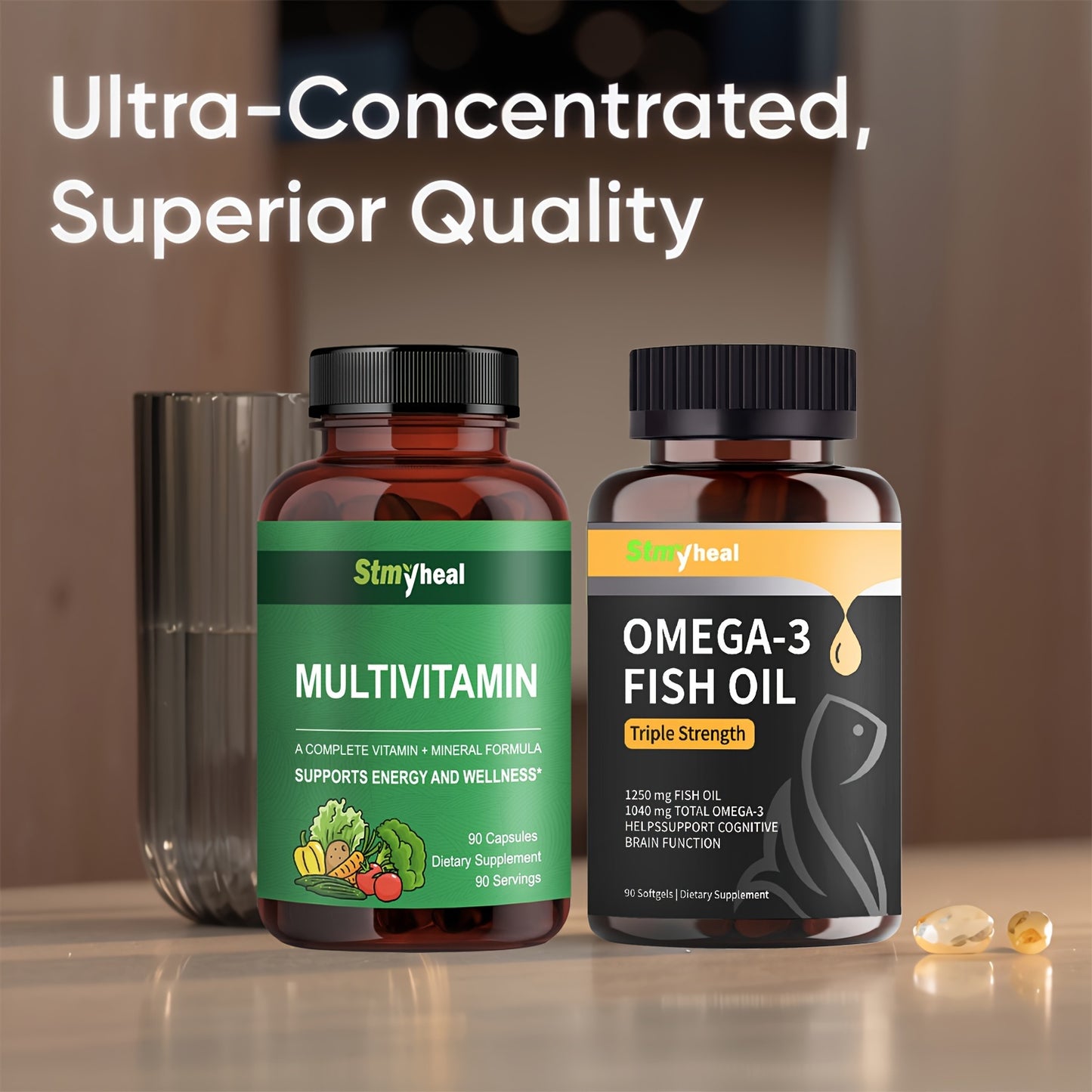 2/4/6 Bottled Composite Vitamin Capsules for Heart Health