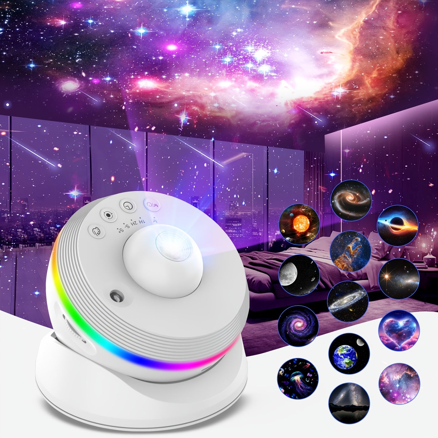 13 In 1 Meteor Star Projector For Bedroom Planetarium