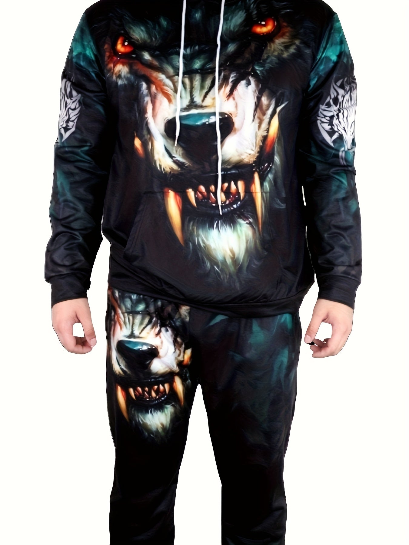Men's Sets Tracksuit Hoodie And Sweatpants 2pcs Set Fitness