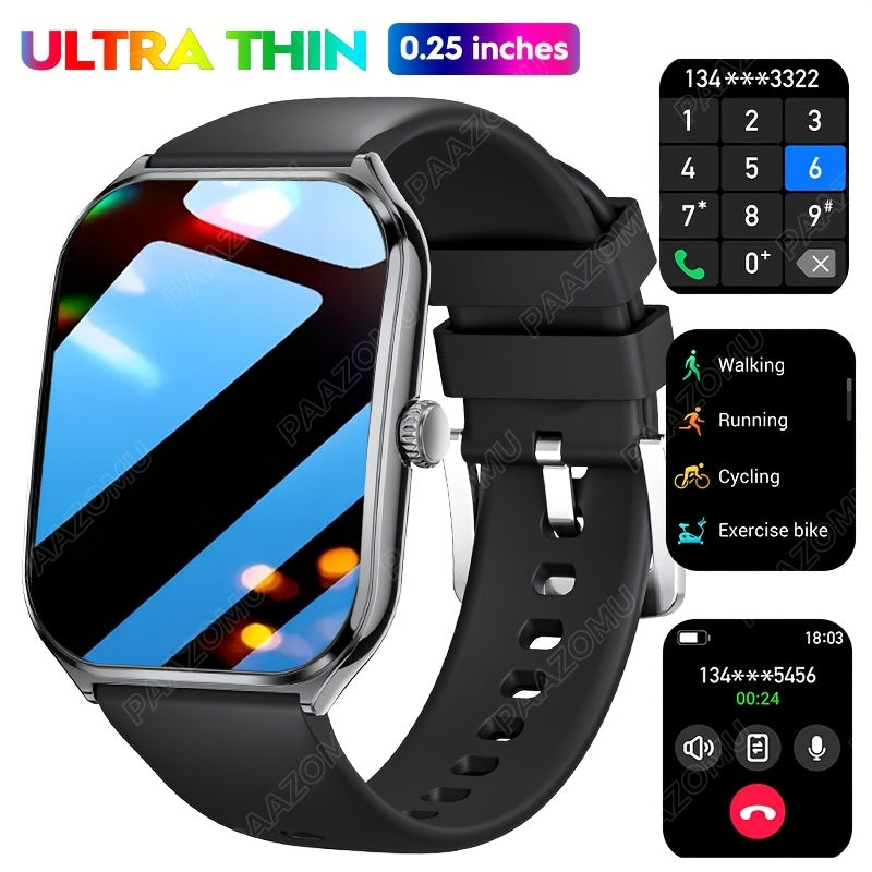 PAAZOMU Ultra-Thin 1.96" AMOLED Smartwatch for iPhone Android
