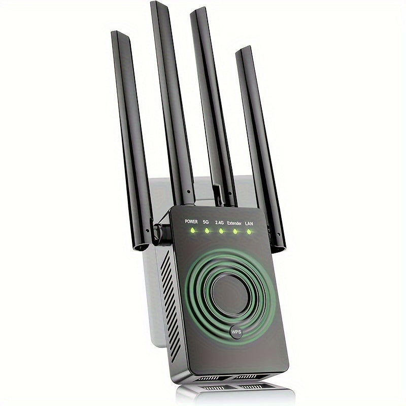 1200Mbps Ultra-Fast WiFi Extender Dual Band Signal Booster