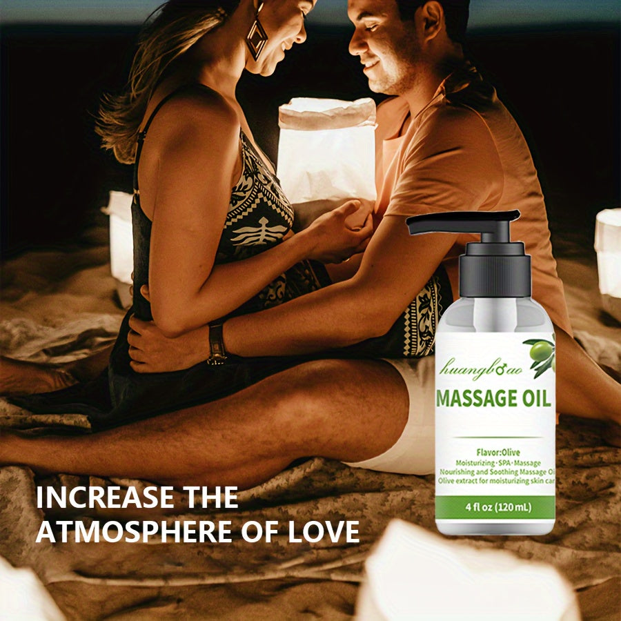2pcs Sensual Olive Massage Oil - Smooth Gliding Formula