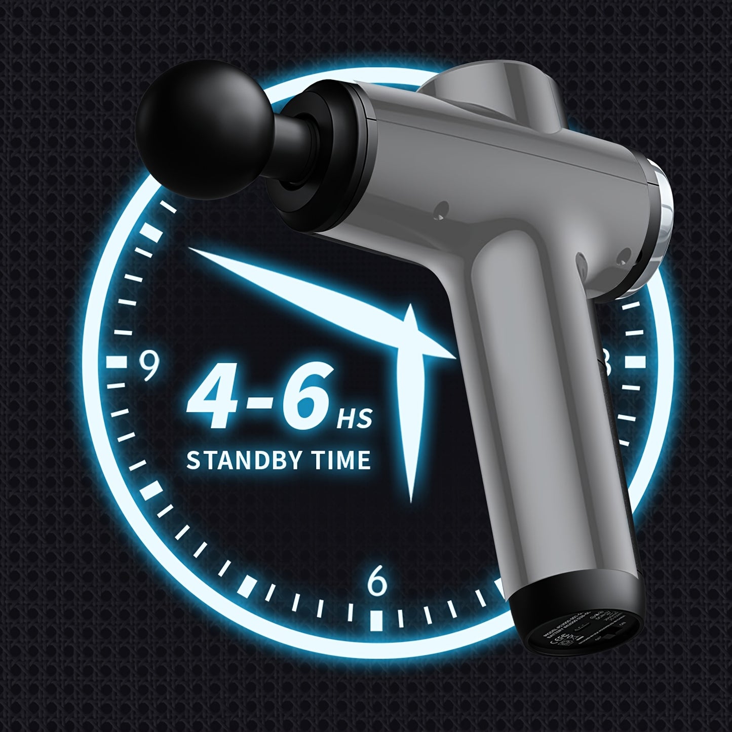 Massage Gun - Deep Tissue Massager With 30 Speeds & 9 Attachments