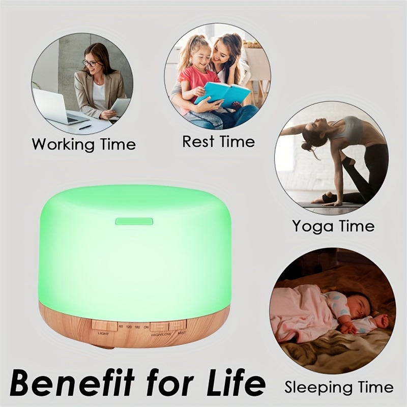 500ml Remote Control Aromatherapy Diffuser & Humidifier