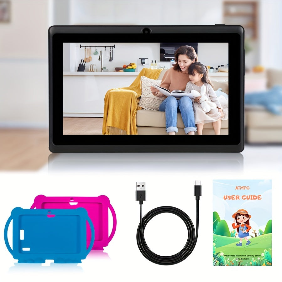 Colorful 7 Inch Youngsters' Tablet with Protection and Case