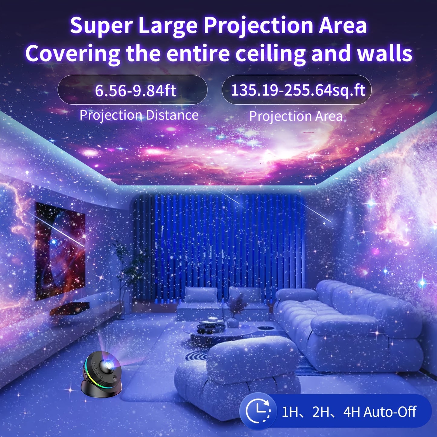 13 In 1 Meteor Star Projector For Bedroom Planetarium