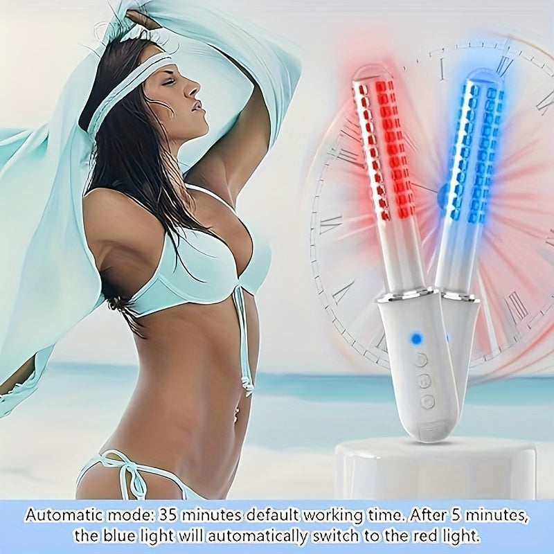 Red & Blue LED Light Therapy Device For Women - Rechargeable
