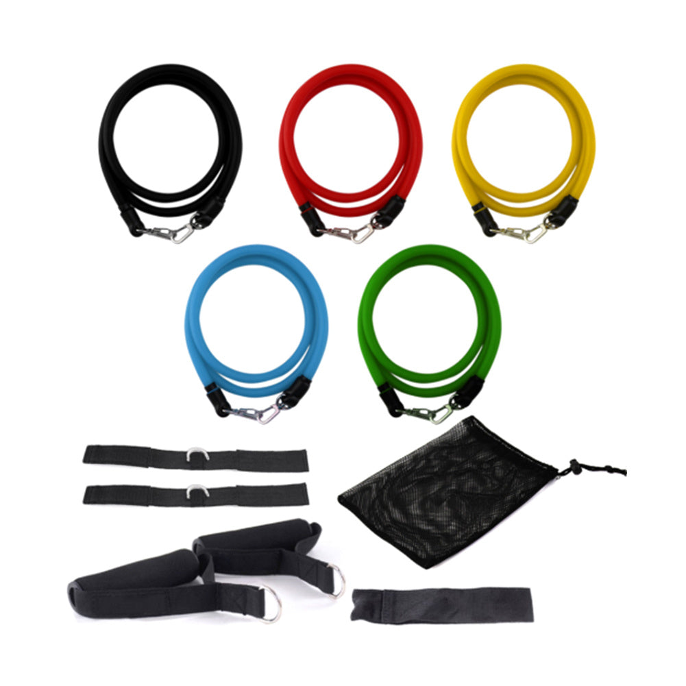 11pcs Pull Ropes Set for Portable Athletic Fitness Accessories
