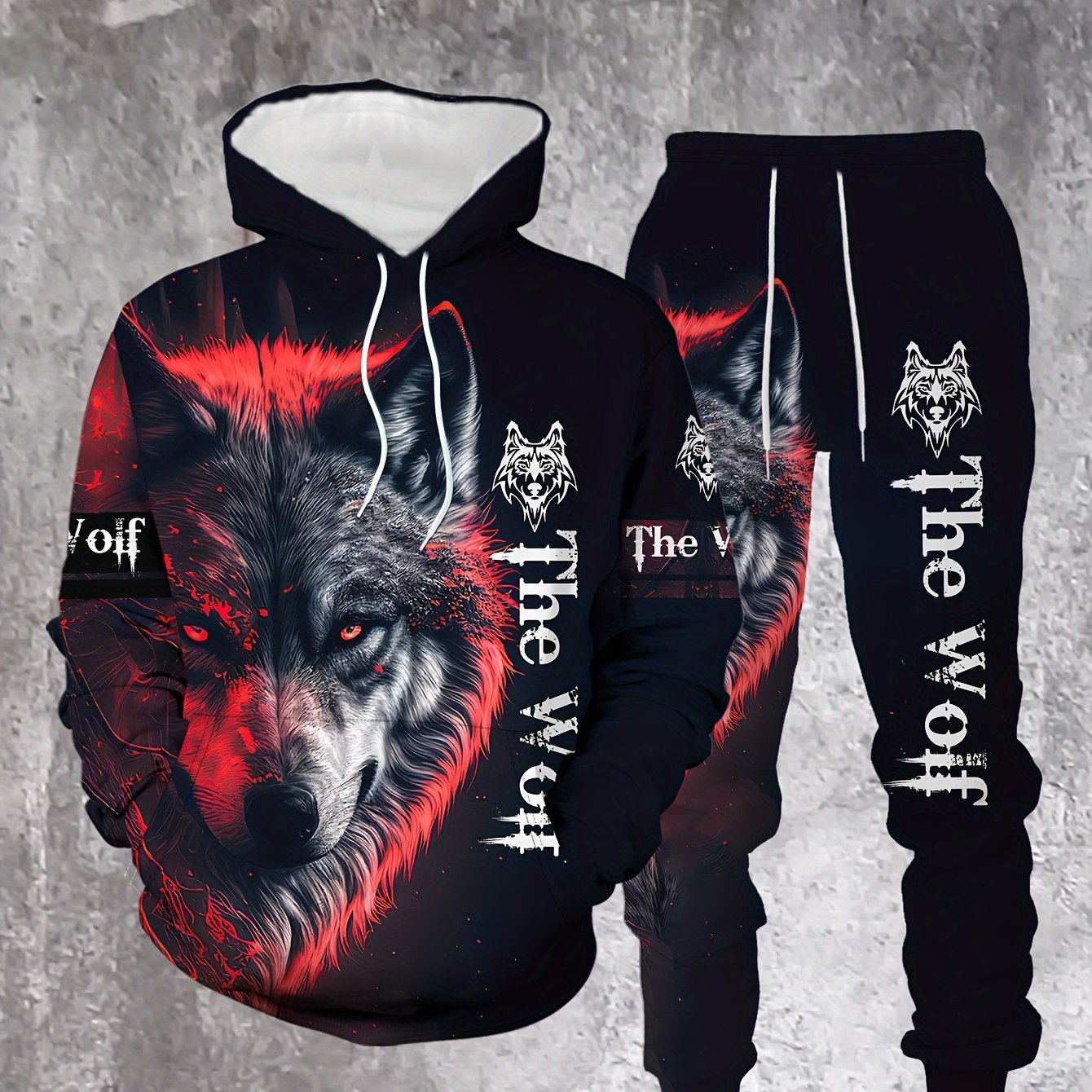2pcs Men's Casual Streetwear Set, 2024 New Fashion