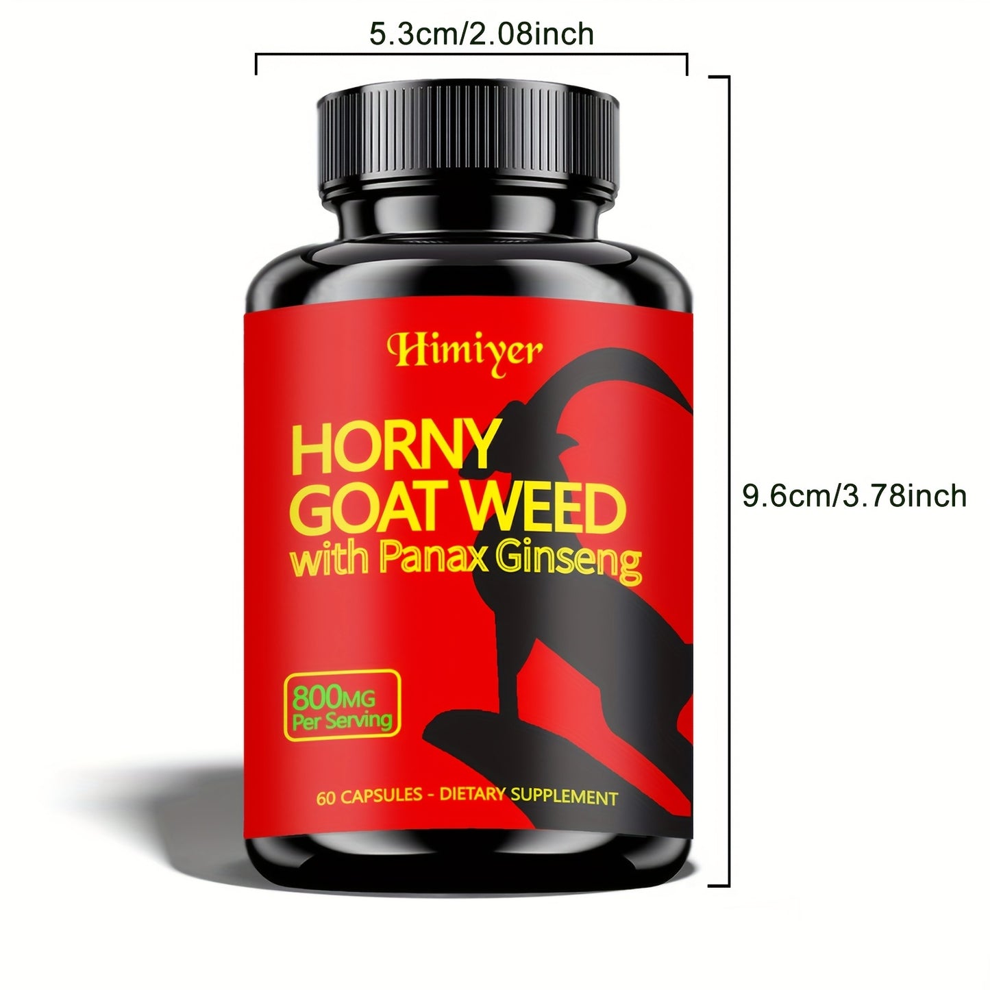 Horny Goat Weed 7 Bottles Capsules with Maca Root and More