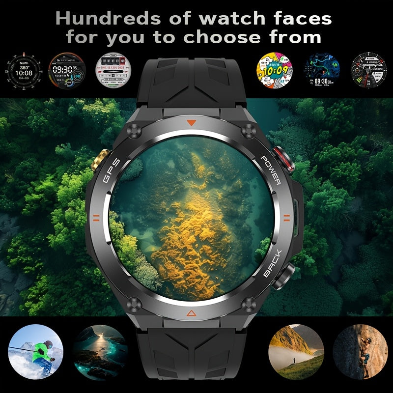 GPS Sports Smart Watch 1.46 Inch HD Screen for Men