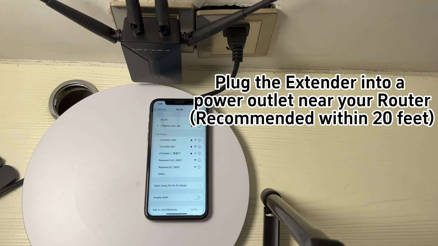 Ultra-Powerful WiFi Extender Signal Booster for 130 Devices