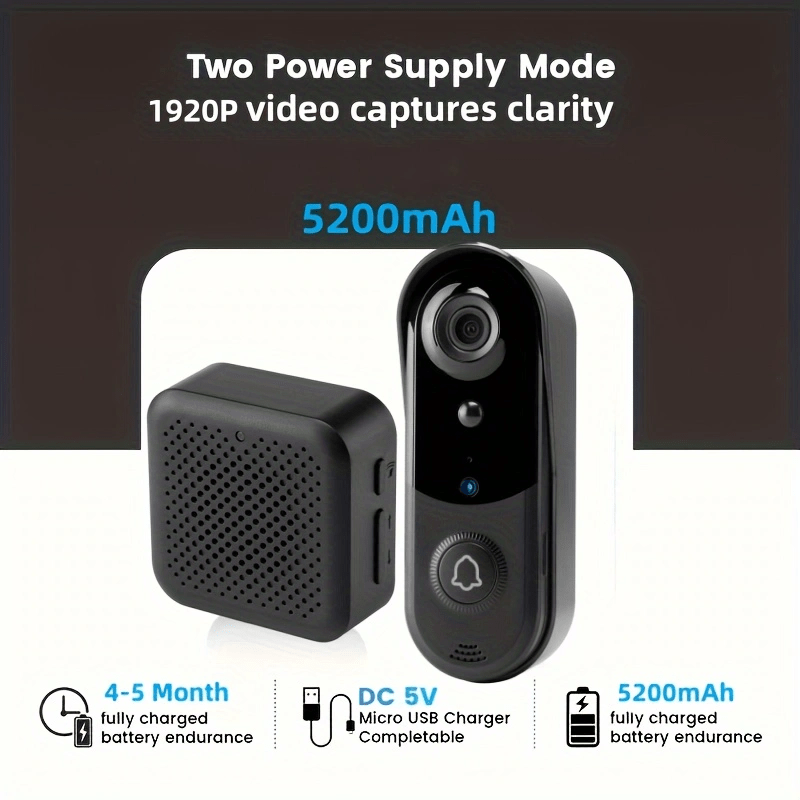 Smart Home Security Wireless Smart Video Doorbell System