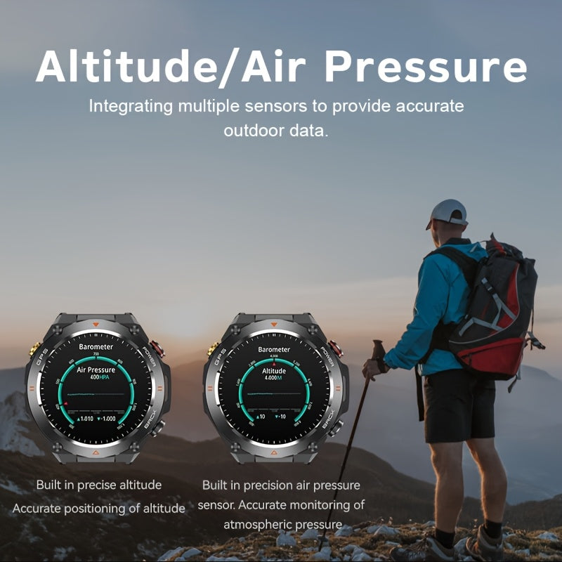 GPS Sports Smart Watch 1.46 Inch HD Screen for Men