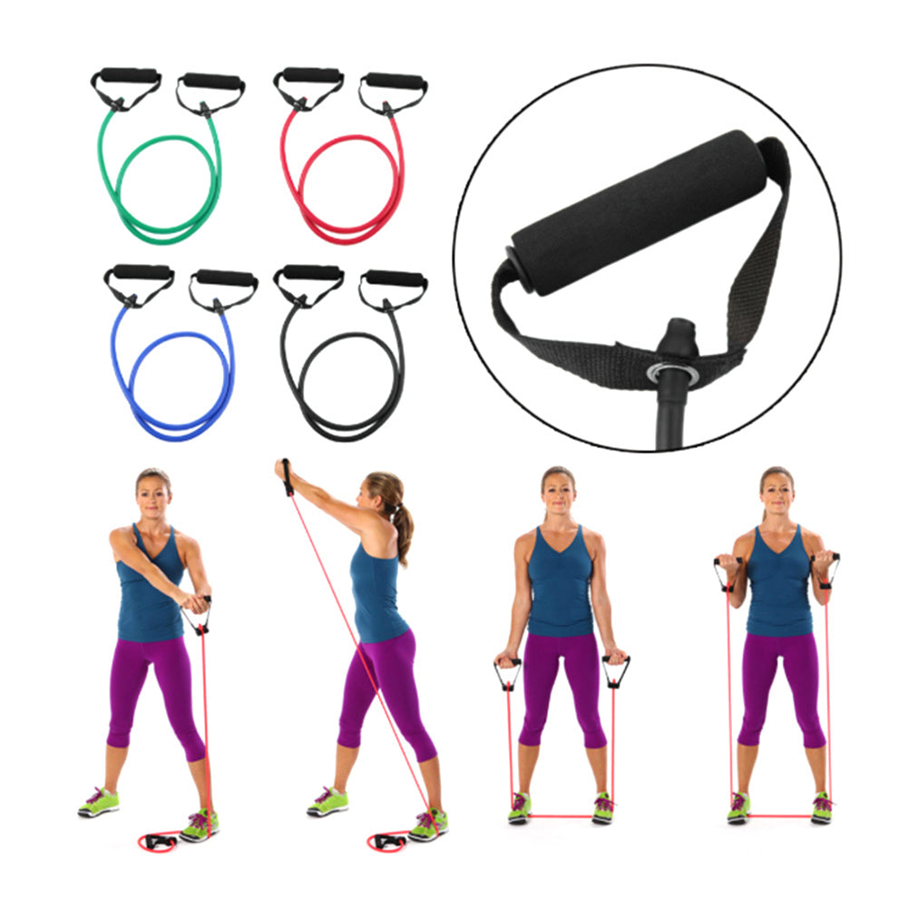 11pcs Pull Ropes Set for Portable Athletic Fitness Accessories