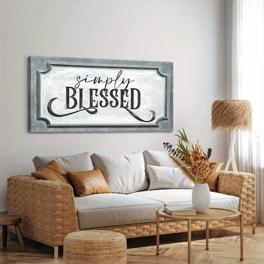 High End High-Quality Large Size With Thick Wooden Wrapped Frame