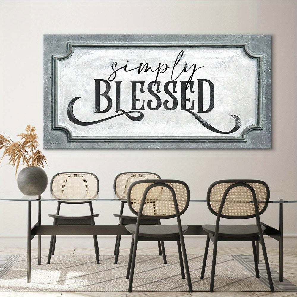 High End High-Quality Large Size With Thick Wooden Wrapped Frame