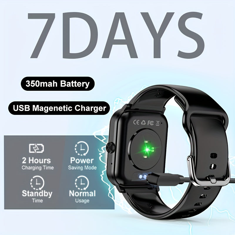 100+ Sports Modes 1.85 Inch Full Touch Screen Smartwatch