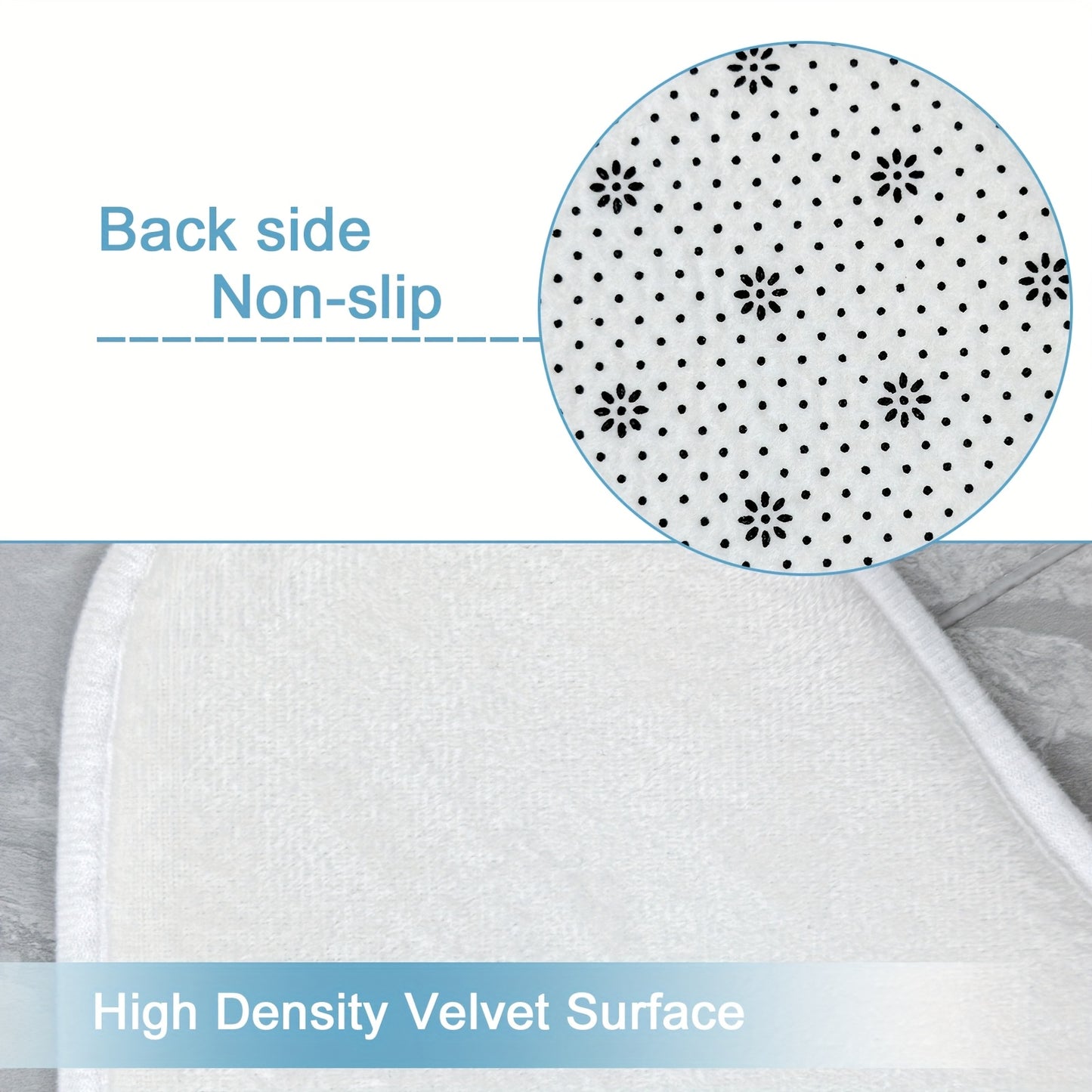 1/4pcs - Shower Curtain Set With Floor Mat And Toilet Mat