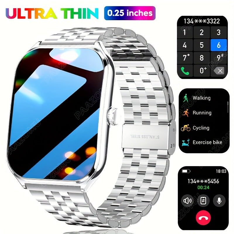 PAAZOMU Ultra-Thin 1.96" AMOLED Smartwatch for iPhone Android