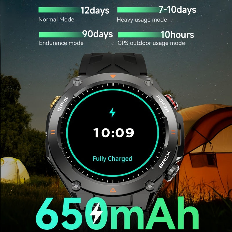 GPS Sports Smart Watch 1.46 Inch HD Screen for Men