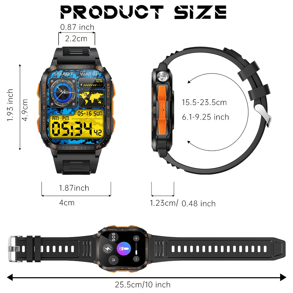 Synwoo Fashion Smartwatch with LED Flashlight and Call Function