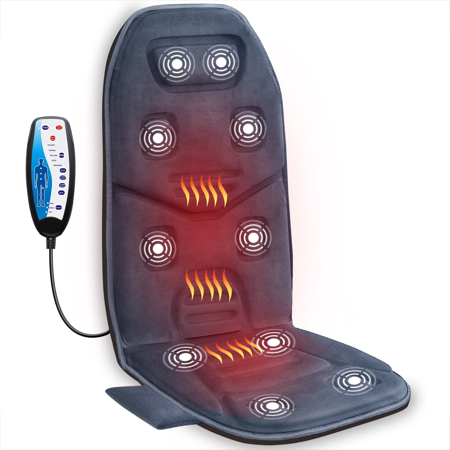 10 Vibration Motors COMFIER Massage Seat Cushion With Heat
