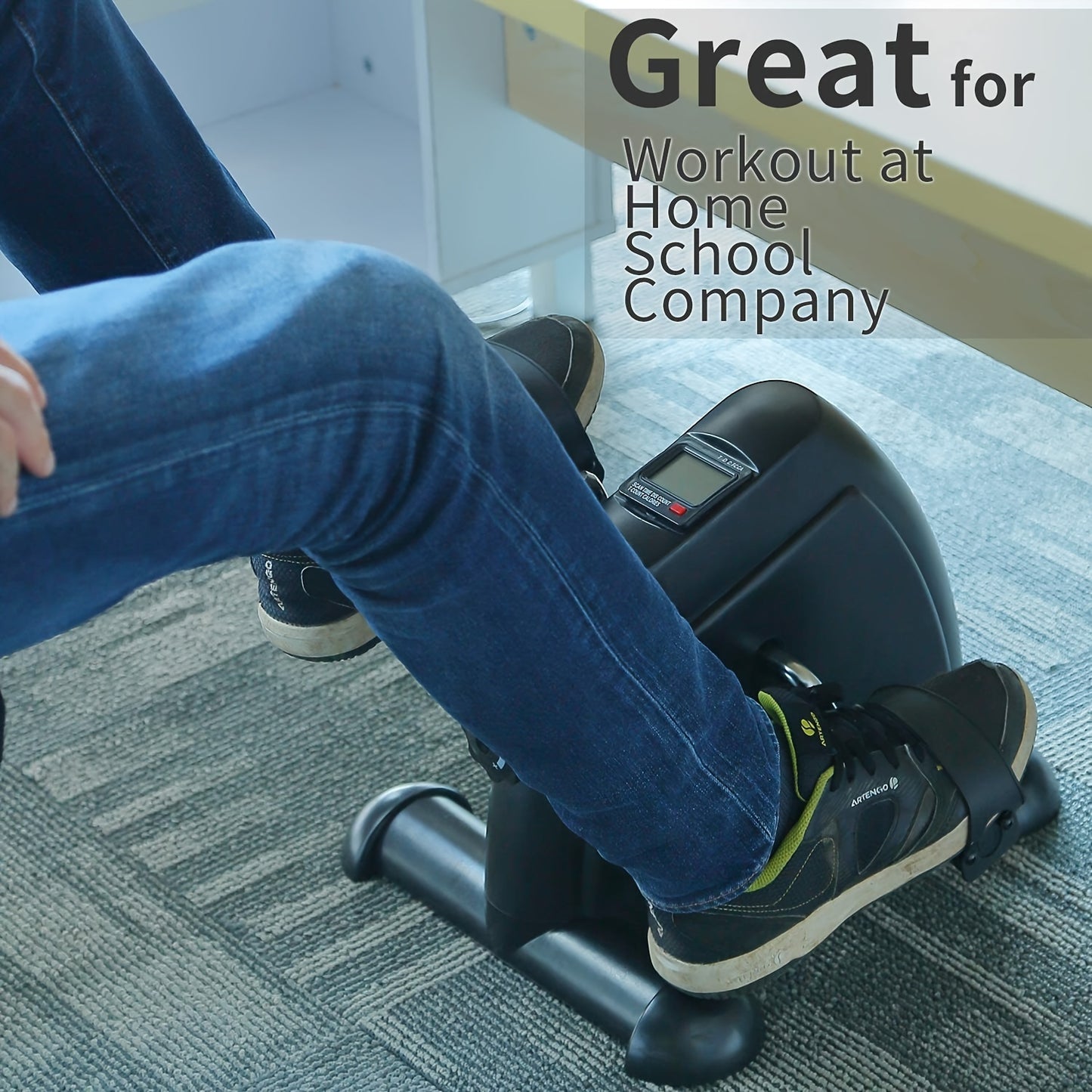 Himaly Compact Exercise Bike - Under Desk Pedal Trainer