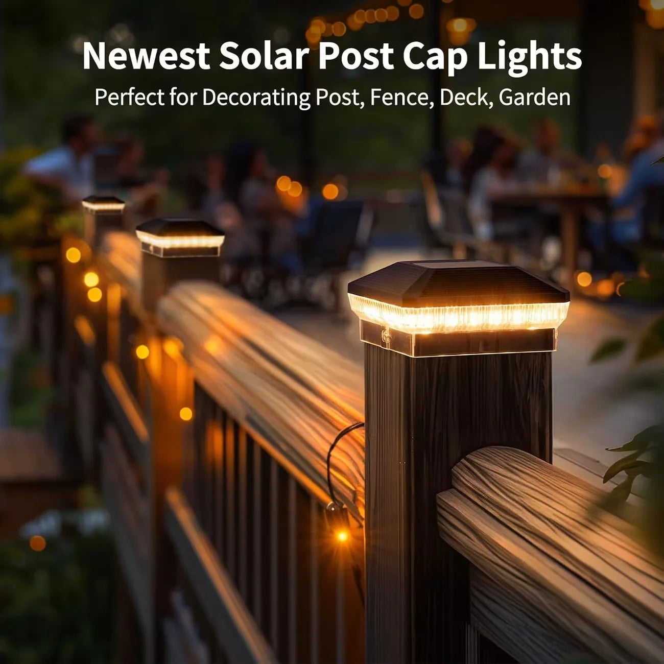 Premium Solar Post Lights For Outdoor Fence Deck And Patio