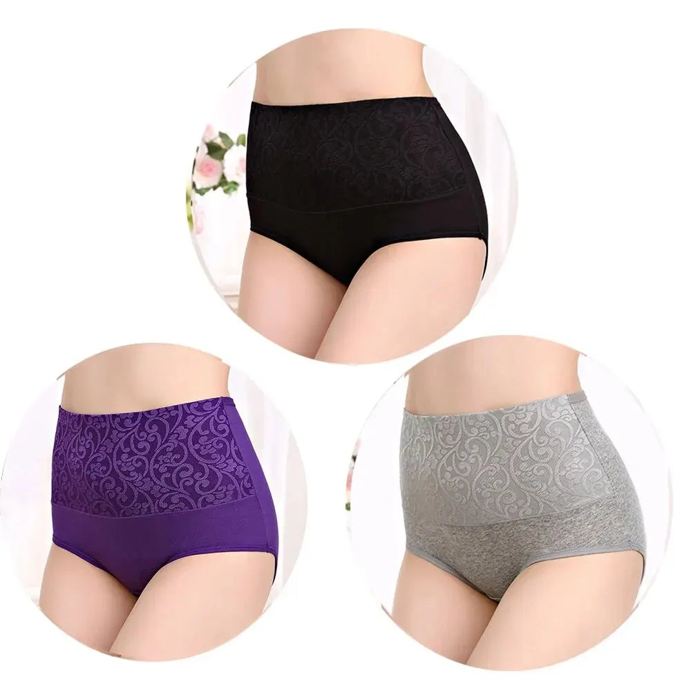 AIANGELAQIN Brand Cotton Panties For Women High Waist Briefs