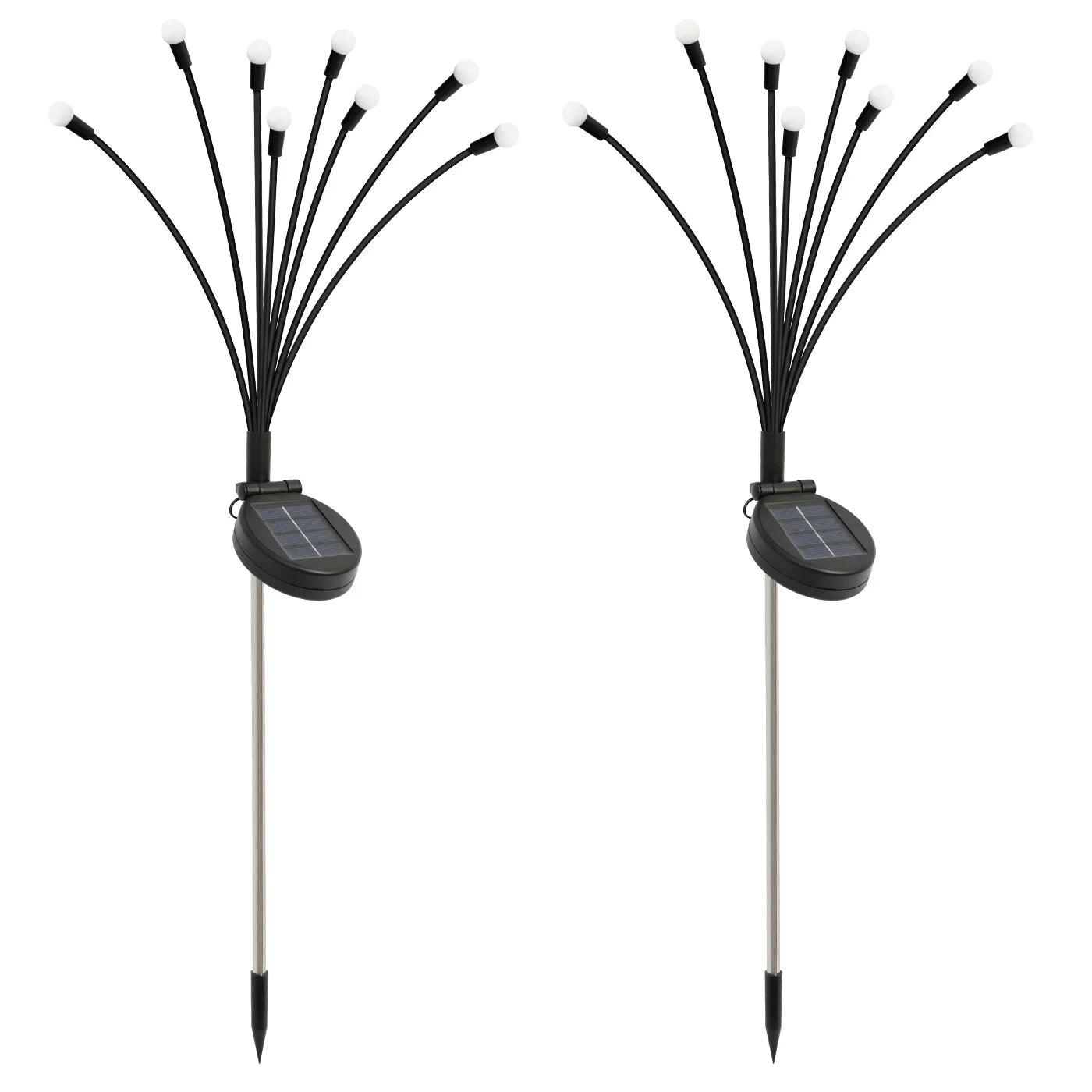 Solar Firefly Lights 8-Head Outdoor Garden Decor LED Waterproof