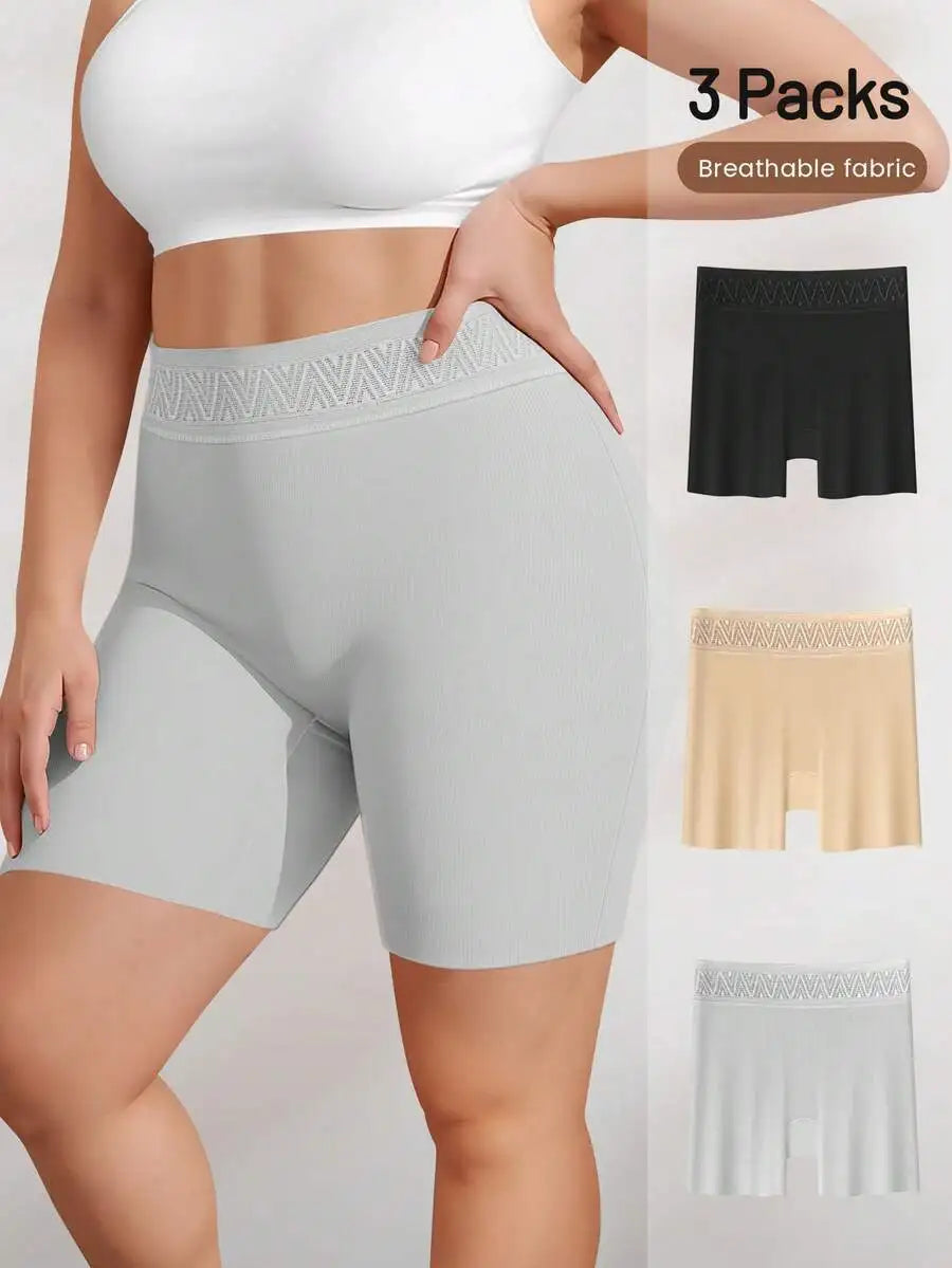 High Waist Seamless Briefs With Tummy Control Soft Breathable Stretchy